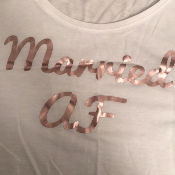 Married AF cropped boxy tank top. - Picture 3 of 3